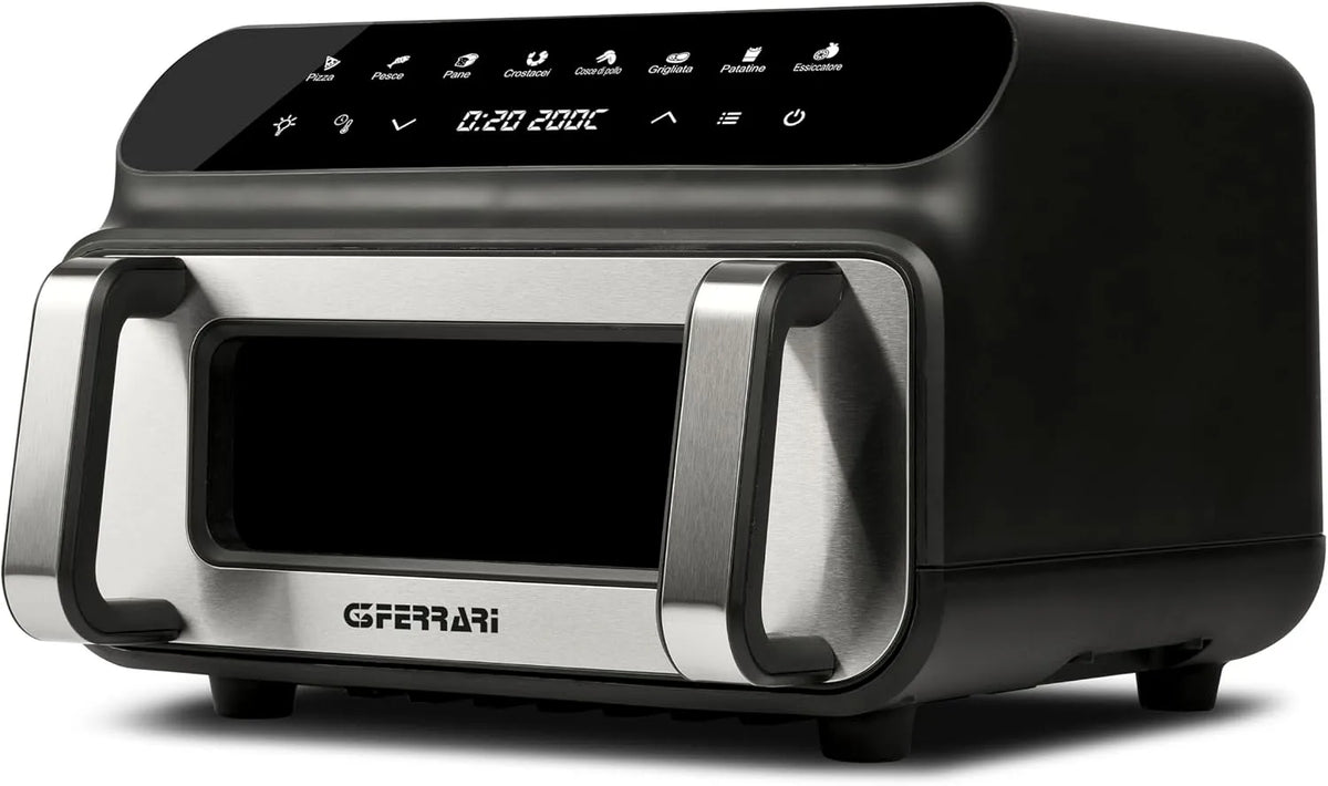Heißluftfritteuse G10181, G3 Ferrari & BBQ-Grill 'Friggisano BBQ', Leistung 2000 W, Fassungsvermögen 10 L XXL, 8 Betriebsprogramme, Multifunktion