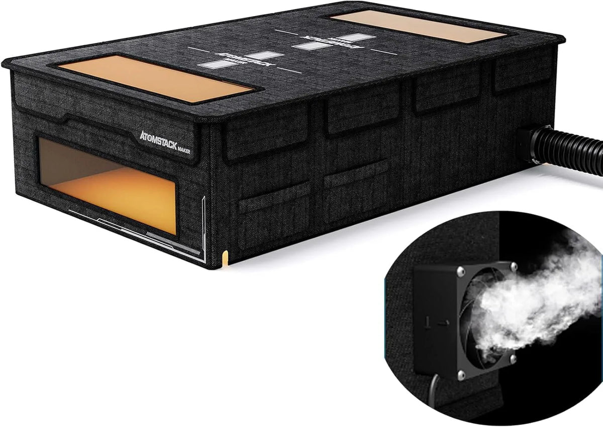 Modell Plus Große Schutzbox FB2 1170 ATOMSTACK, x 730 x 310 mm, faltbare Schutzhülle, staubdichte Abdeckung für Lasergravierer