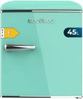 Cecotec Kühlschrank, Kleiner, Icebox und verchromter Griff, Energieeffizienzklasse E, Grün