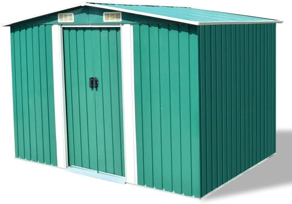 VidaXL Gerätehaus, Metall 257x205x178cm Schuppen Gartenhaus Geräteschuppen