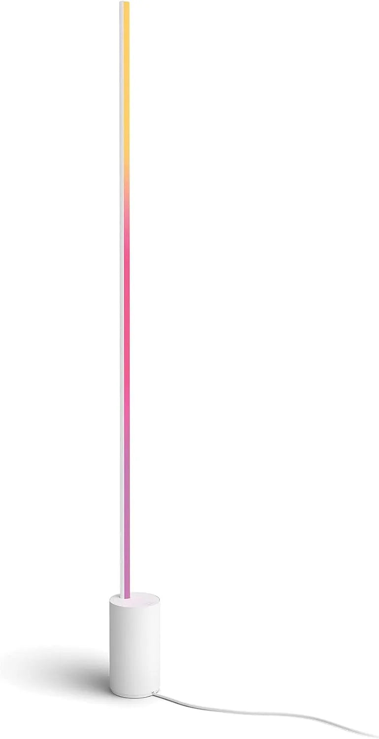 Philips Hue White & Color Ambiance Gradient Signe LED Stehleuchte, dimmbare Lichtsäule mit 16 Mio. Farben & Farbverläufen, Fassungsvermögen 2.550 lm