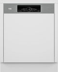 Beko Geschirrspüler BDSN36461XC, bPRO 500 Einbau teilintegriert 60 cm, für 14 Maßgedecke, 3 Spülebenen, 5 Temperaturen, 6 Betriebsprogramme