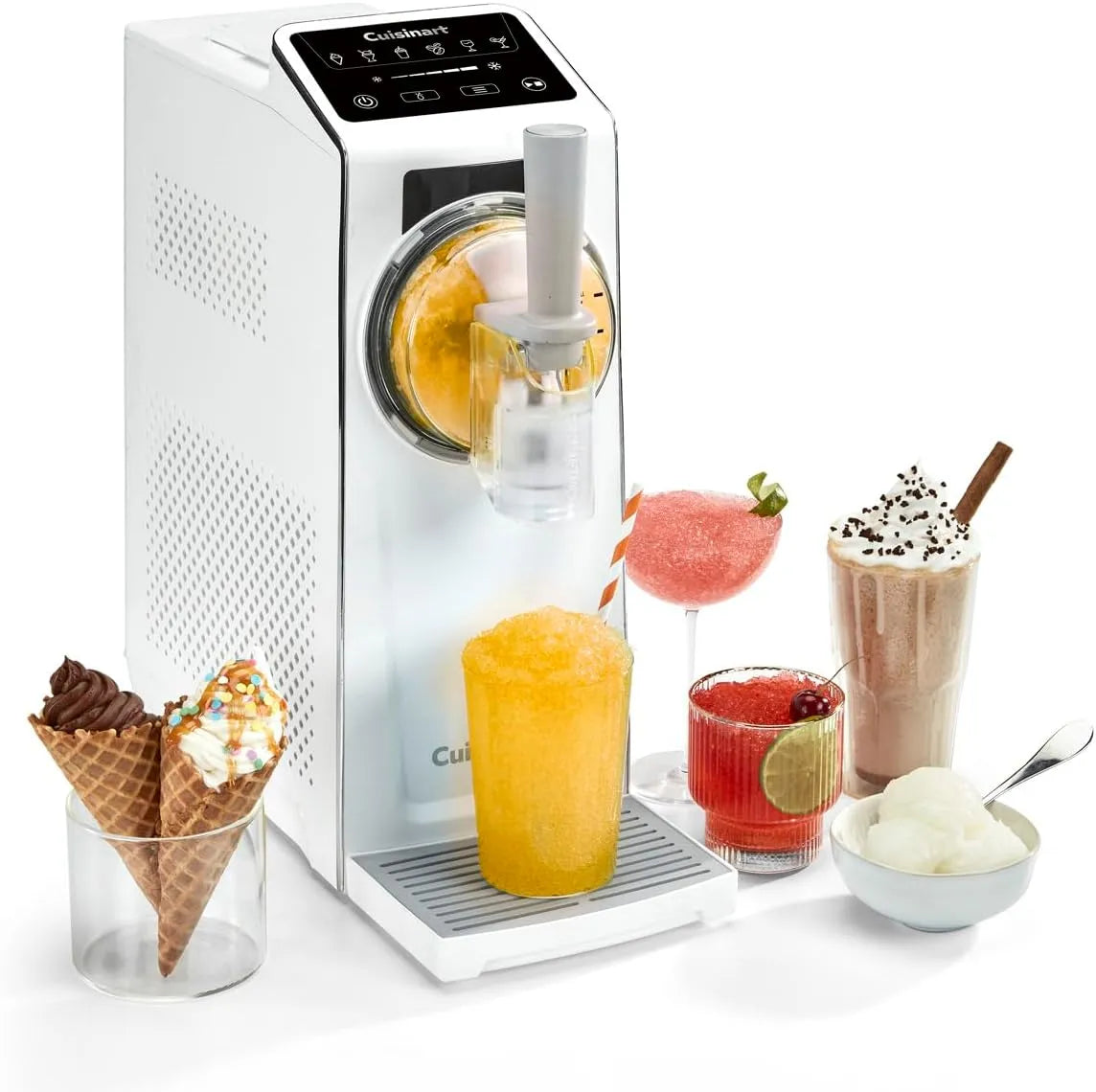Fusion Cuisinart Frost, Fertig in 30 Minuten, Gefrorene Getränke und Softeis in einem Gerät, Frozen Cocktails, Gefrorener Wein, 6 Voreinstellungen