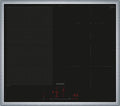 Siemens Induktionskochfeld EX645HEC1E iQ700, Bratensensor Pro, Mit Rahmen aufliegend, TouchSlider, in Schwarz, Breite 60 cm, Smartes