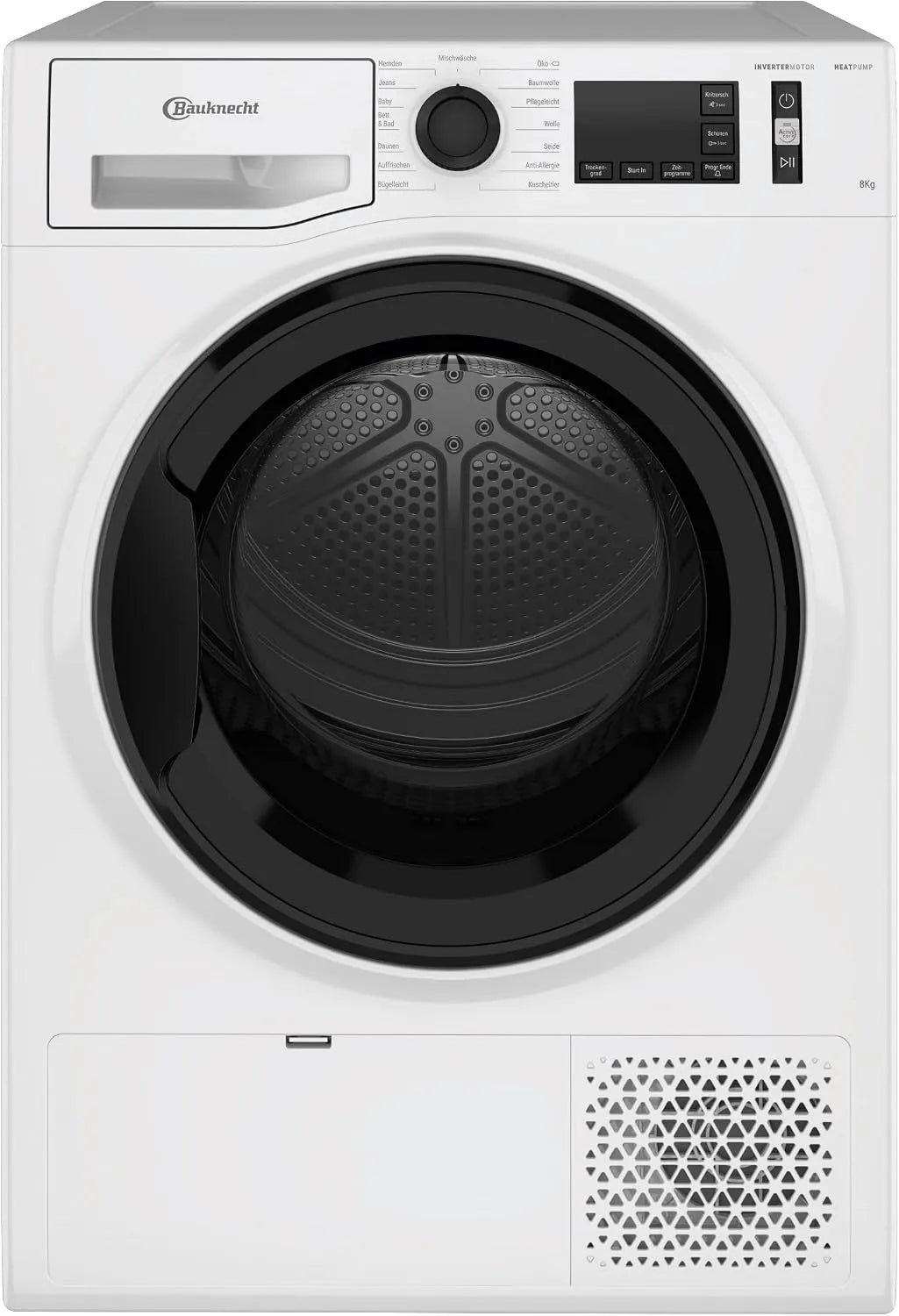 Bauknecht Wärmepumpentrockner M11, Gewicht 8kg, Auffrischen-Programm, Anti-Allergie-Programm, EEK A+++, T Advance 83 N, EasyCleaning-Filter