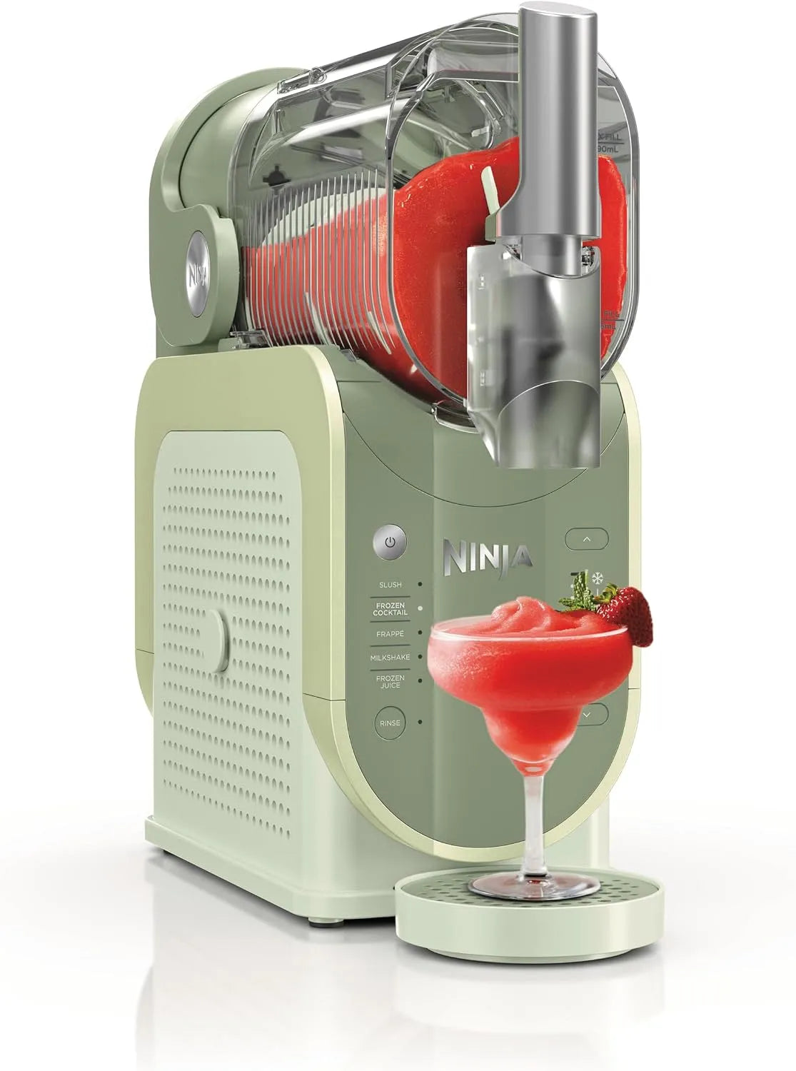 Ninja Modell FS301EUTG, SLUSHi Maschine für Slush, Frappé, ohne Eis oder Vorbereitungsaufwand, Grün, fasst 1,9 L, Eis-Cocktails