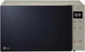 LG Mikrowelle MH6535NBS, Fassungsvermögen 25 L, Leistung 1000 W, Smart Inverter Technologie, mit Grill, LED-Display, pflegeleicht, Noble Steel