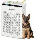Luftreiniger H14 CADR 250, 250 m, mit HEPA Filtern & Waschbarem Vorfilter, gegen Pollen, Rauch & Raucherzimmer, 3-stufiges Filtersystem, m³/h