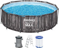 Bestway Pool 5614X, Blau, Fuori Terra Steel Pro Max 366 x 100 cm