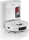 Bosch Saugroboter BCRD1W, 11.000 Pa Saugkraft, Spotless + mit Wischfunktion, Smart Vision Navigation mit Infrarot-Licht, Wischpad, Steuerung per App