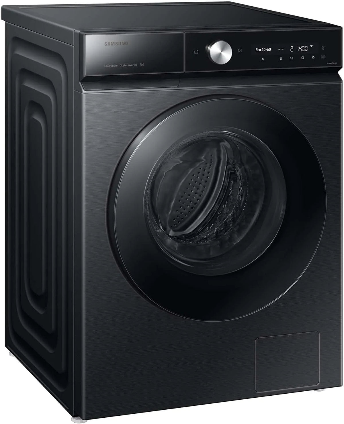 Samsung Waschmaschine WW90DB8U95GBU2, Gewicht 9 kg, 1.400 U, 30%, SuperSpeed 39 Min, Bespoke, Extra energiesparend, EEK: A, AI Ecobubble