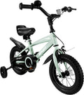 Fahrrad BODIOO Kinder, 12 Zoll Kinderfahrrad mit verstellbarem Sitz, geeignet für Fahrer von 84 bis 97 cm, Dualbremsen, Stützrädern