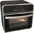 3in1 401274 Deski HOT, KITCHEN DESIGN Ofen Heißluft Fritteuse 15 Liter in Schwarz 1600 Watt Multifunktion