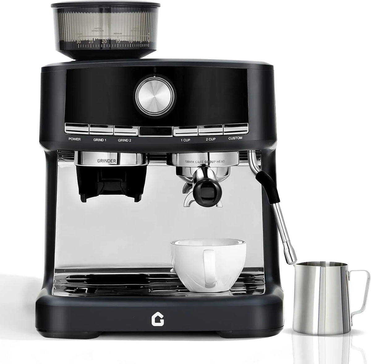 Espressomaschine 20-Bar-Espressomaschine, Professionelle Kaffeemaschine Mit 1,5 L Abnehmbarem Wassertank