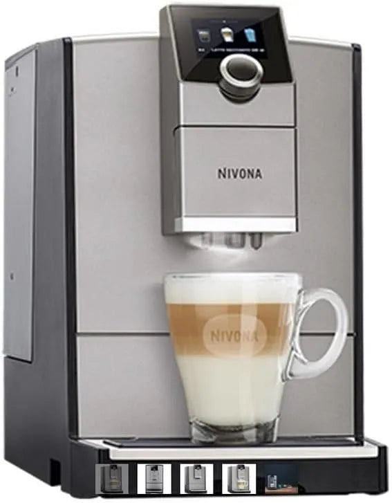 Kaffeevollautomat NICR795 NICR 795, Nivona CafeRomatica 795, Fassungsvermögen 240ml, Titan, Chrom
