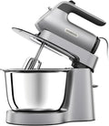 Kenwood Küchenmaschine HMP54.000SI, Chefette, Fassungsvermögen 3,5 l Edelstahl-Schüssel, 650 Watt, Handmixer und in einem, Silber