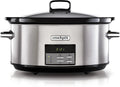 Modell Slow Cooker CSC063X Crockpot Digital-Schongarer, Fassungsvermögen 7,5 l, 10+ Personen, rostfreier Stahl, einstellbare Garzeit