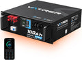 Modell 100AH Selbstheizender Batterie POWER 51 LiFePO4 5000 VATRER POWER, 100A BMS, Leistung 5,12kW, Spannung 51.2V, Touch-Display & APP, + Zyklen