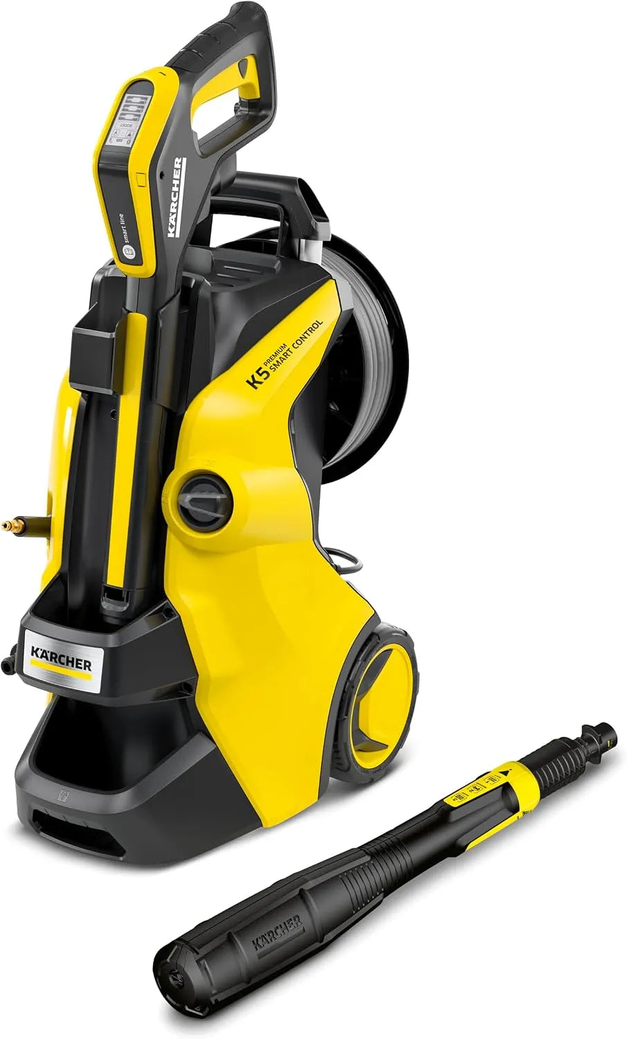 Kärcher Hochdruckreiniger, K 5 Smart Control Flex, Druck: max. 145 bar, Fördermenge: 500 l/h, Flächenleistung: 40 m², Schlauchtrommel