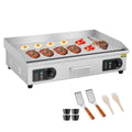 Vevor Grill, 28,74 x 15,75 x 0,39 Zoll, Leistung 4400 W, einstellbare Temperatur von 122 °F bis 572 °F, Kommerzieller elektrischer