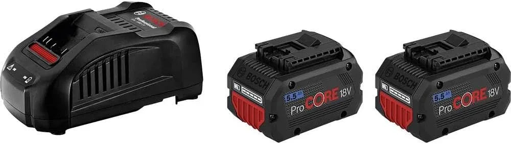 Bosch Modell ProCORE18V GAL 1880 CV, Professional 18V System Akku Starter-Set: 2x 5.5Ah Akku + Ladegerät