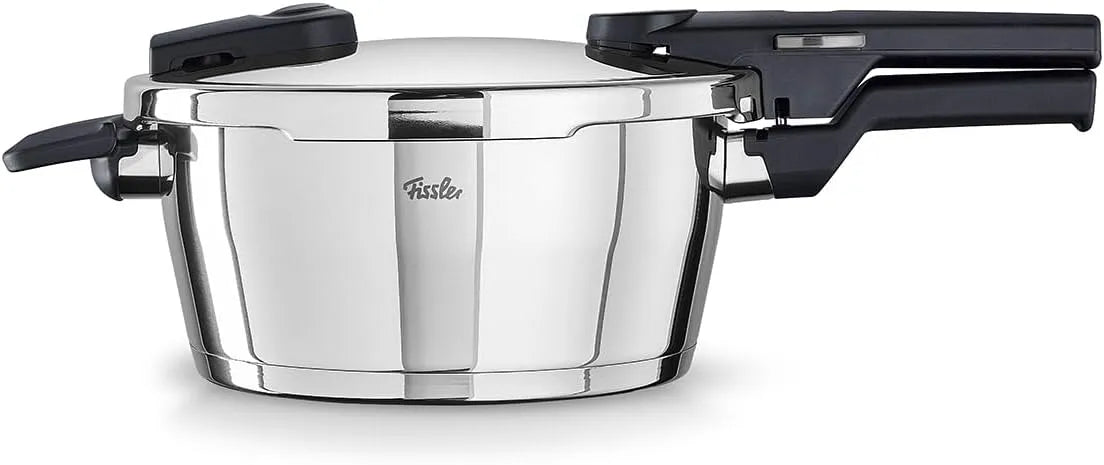 Fissler Vitaquick, Fassungsvermögen 3,5 L, Ø 22 cm, 2-Garstufen, Schnellkochtopf, Edelstahl-Dampfkochtopf, Made in Germany, Induktion