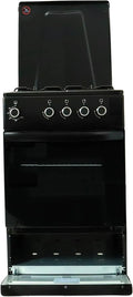Backofen SHGG5050THTB, Gasline Gas Standherd 50cm Gasbackofen mit Thermostat l LPG Erdgas