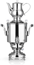 Wasserkocher 07344, Leistung 1800 W, Edelstahl, NEU: Dispenser mit Einhand-Bedienung, Fassungsvermögen 5 l, BEEM ROMANOV + Samowar