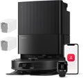 Roborock Saugroboter, Qrevo Serie mit Wischfunktion, 8000Pa Saugkraft, QV 35A Set, verbessert von Qrevo S, Anti-Verfilzungs-Seitenbürste