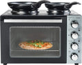 Backofen AOV31CP Bestron Kleinküche, Mini, 3200 Watt, Mini mit Doppelkochplatte, Mini Modell, Unterhitze mit Umluftfunktion bis 230°C, Ober