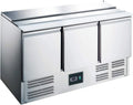 Modell ZS903-3 ZORRO, Saladette Türen, Kühltisch mit Deckel, Salatkühlung, Gastro Kühltheke