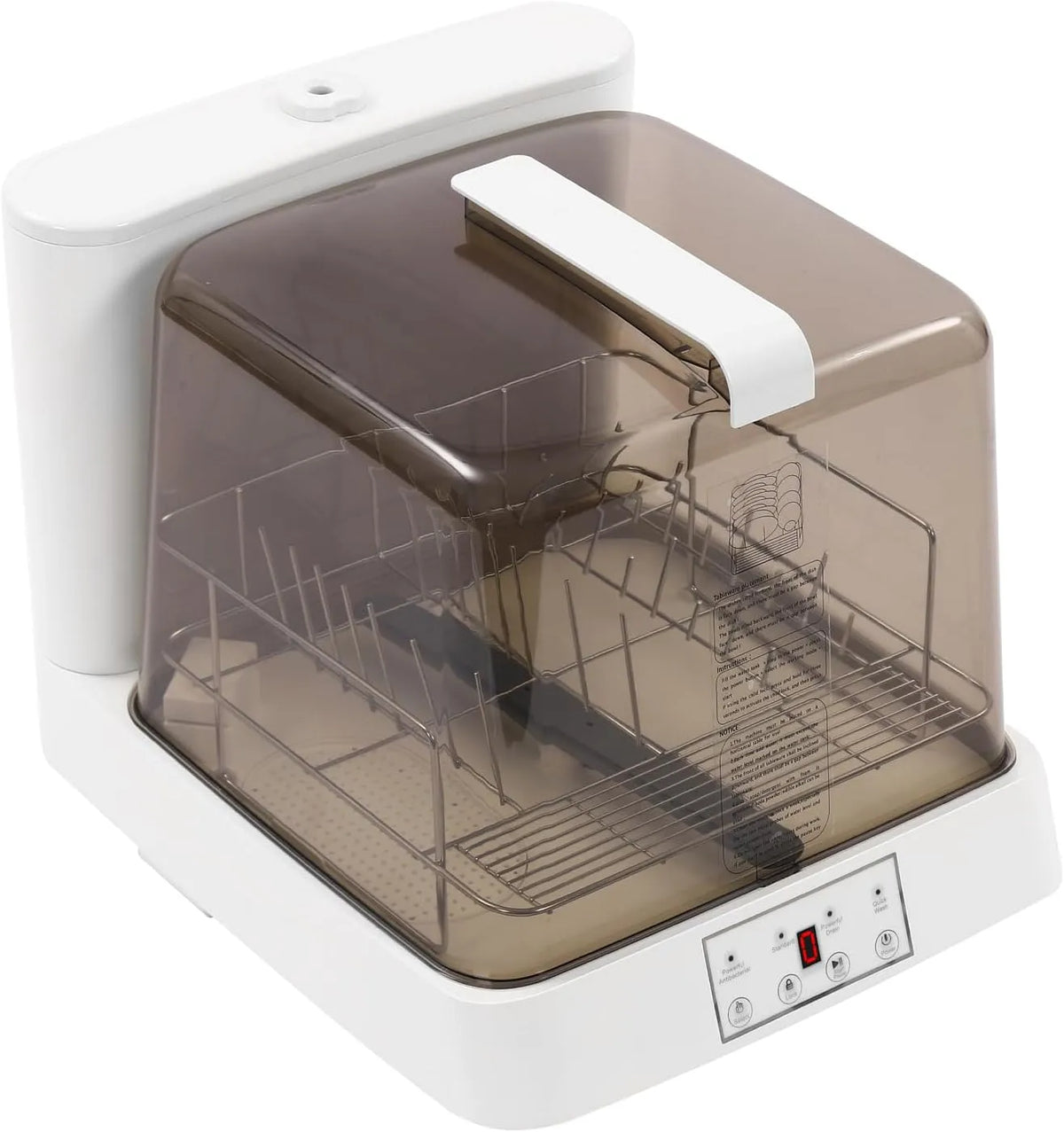 Geschirrspüler, Fassungsvermögen 6L Wassertank Tragbarer Dishwasher für Camping, ohne Wasseranschluss benutzbar, Schlafsäle, Wohnmobile, Boote