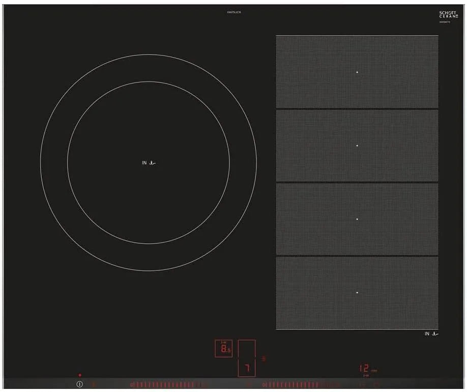Siemens Modell EX675LJC1E, Hob Black Integrated with Hob, Breite 19 cm, Leistung 2.2 W, with Induction Plate, Built-in