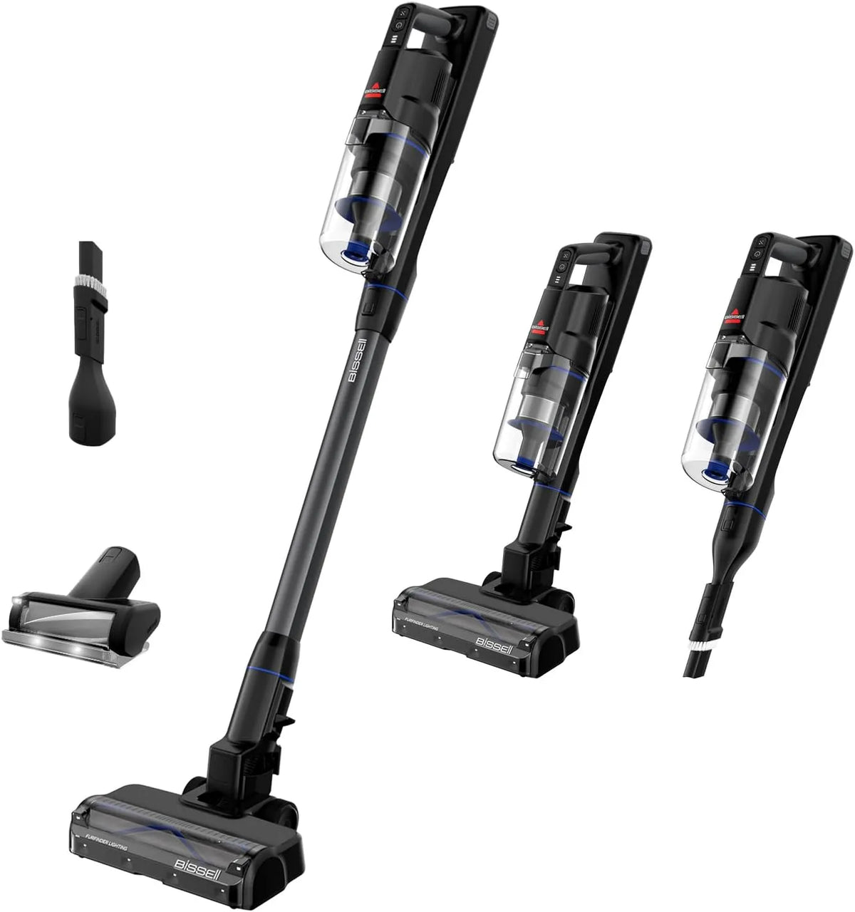 Staubsauger 2500 4091N, 2500 mAh, Bissell PowerClean FurGuard, Akku, FurFinder-Licht, in freistehender Ausführung, Leistung 280W Motor, HEPA-Filter