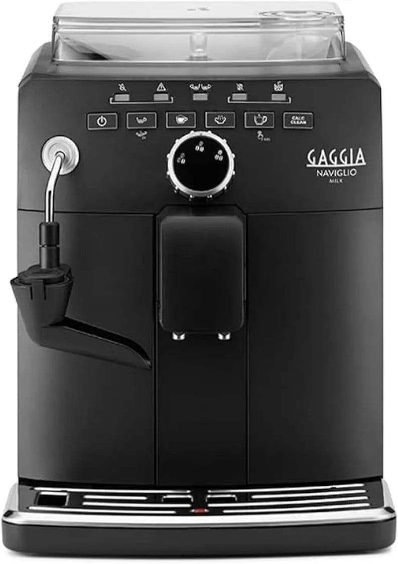 Gaggia Kaffeevollautomat RI8749/01, Leistung 1850 W, Naviglio Milk, Kaffeebohnen, in Schwarz, 15 bar, 100 % Made in Italy