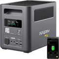 AFERIY tragbar Powerstation Modell LiFePO4 1Std 10ms, AFERIY 1800W tragbar Powerstation, 1024Wh & Schnellladung Solargenerator, 9 Ausgänge, 2026 Neue