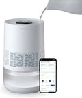 BLUEAIR Premium, BLUEAIR Smart Luftbefeuchter für Räume bis zu 46 m²: 3,5 l spülmaschinenfester Tank, besserer Schlaf dank Verdunstungstechnologie
