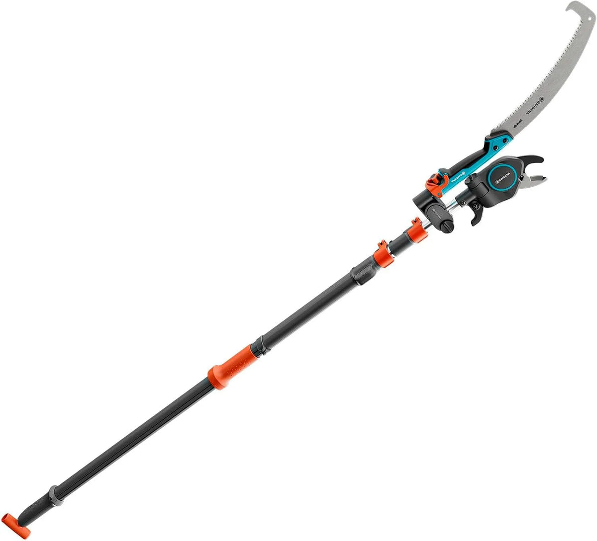 Pro L Set 12082-20 Gardena StarCut, 175–400 cm Reichweite, für Äste bis 32 mm, Baum- und Strauchschneider, mit Säge & Adapter, Teleskopierbar