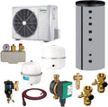 Midea by ThermoFLUX Monoblock Wärmepumpe Bafa Komplettset, Leistung 12,1 kW