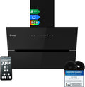 Dunstabzugshaube ECCO6005SM KKT KOLBE, 782 cbm, h Umluft Abluft, Wandhaube, in Schwarz Glas, Breite 60 cm, Smart WiFi App WLAN, Kopffrei