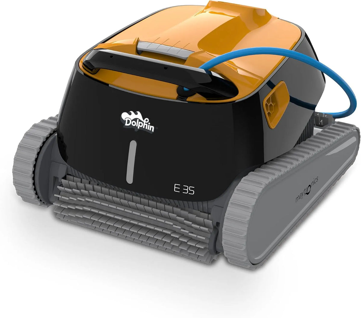 Poolroboter E35, Eingelassene Pools bis zu 12 m, Dolphin Automatischer Poolreiniger mit Kabel, Boden und Wandreinigung, Ultrafeine Filtrierung