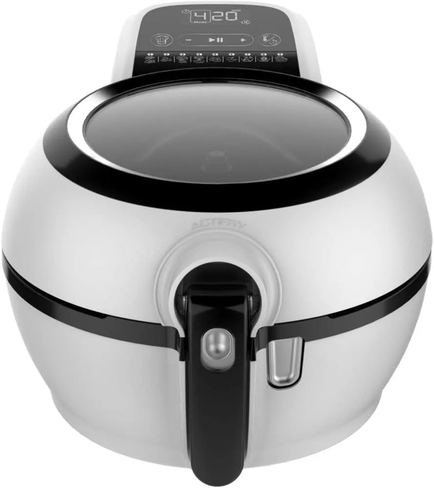 Genius nur in freistehender Ausführung Hot Air Fryer Fritteuse Farbe Schwarz Seb Actifry, Gewicht 1,2 kg, weiß, Berührung, Fassungsvermögen 0,014 L