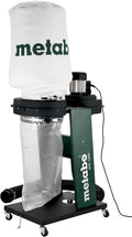 Metabo Späneabsauganlage -550 W, Fassungsvermögen 65 L Spänesack SPA 1200, Staubklasse L, Integrierte Erdung, Ideal für Holzbearbeitungsmaschinen