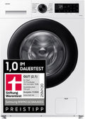 Samsung Waschmaschine WW9ECGC04AAEEG, 1.400 U, Mikroplastik-Programm, EEK: A, WiFi SmartControl, in Schwarz, Gewicht 9 kg, 14 Betriebsprogramme