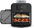 Tefal Heißluftfritteuse FW5018, Easy Fry Oven & Grill 9-in-1, Fassungsvermögen 11 L für 6 Portionen, 7 Zubehörteile, 8 Betriebsprogramme