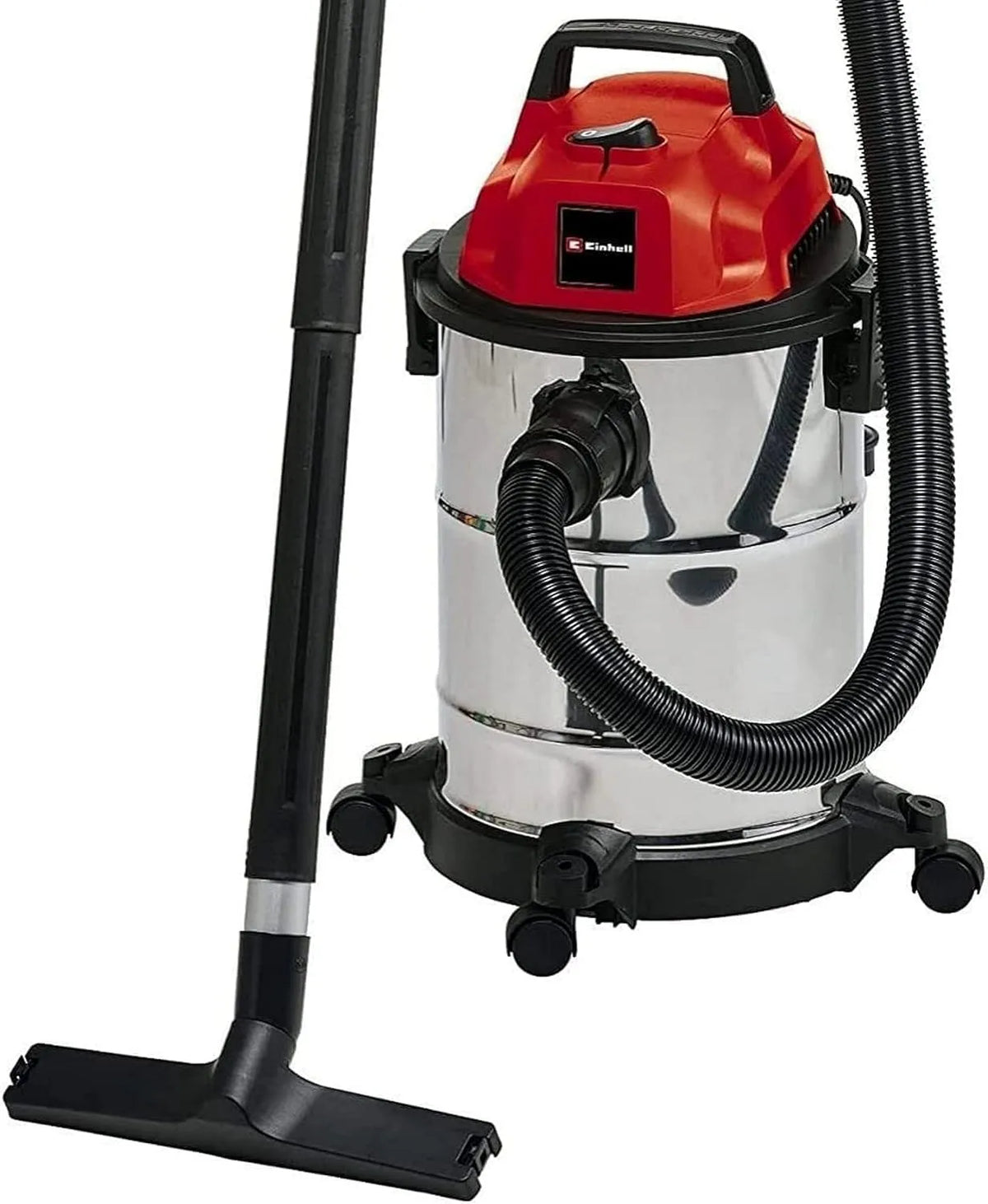 Einhell Nass-/Trockensauger TC-VC 1820 S, Edelstahlbehälter 20l, Schlauchsystem Ø36mm inklusive. Saugschlauch + Verlängerung, Kombidüse + Filter