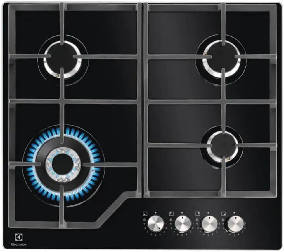 Electrolux Modell KGG64362K, gasherd 59cm 4 flammen in Schwarz