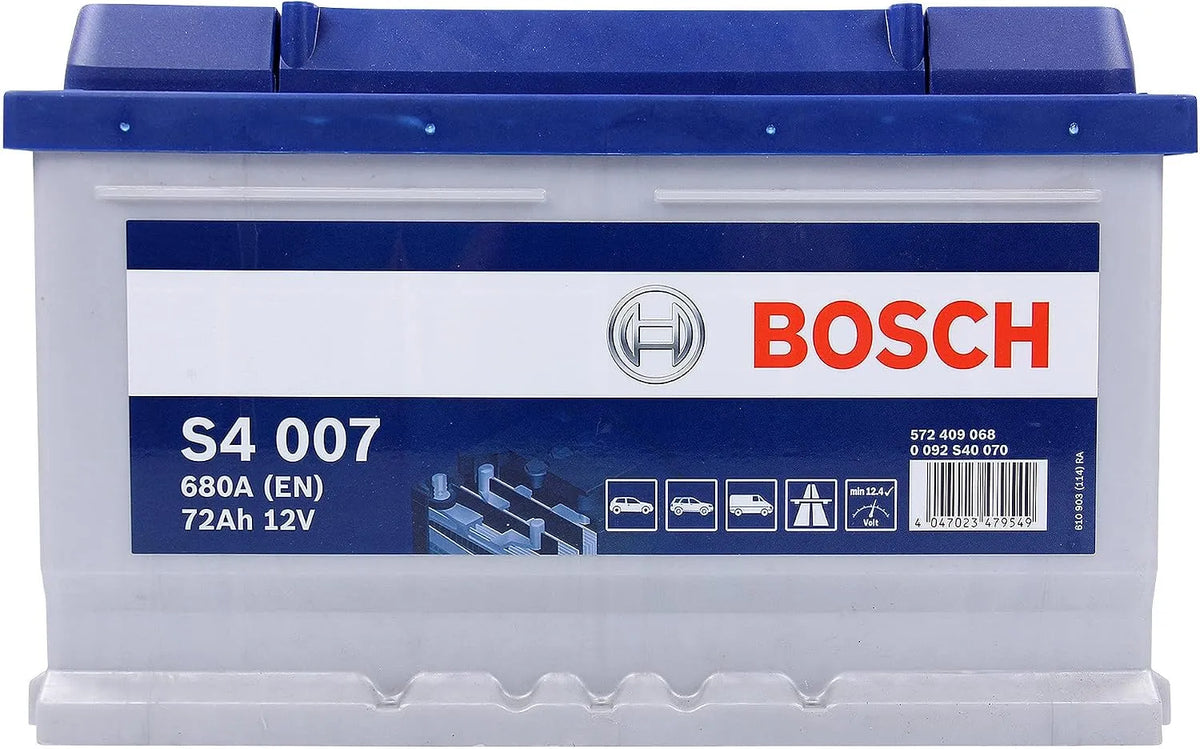 Bosch Modell 72Ah 72Ah S4007 72Ah/680A, Starterbatterie Automotive S4 72Ah