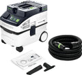 CLEANTEC CT 15 E Festool Absaugmobil, mit Hauptfilter, Saugschlauch, SELFCLEAN Filtersack, Fugendüse, Polsterdüse