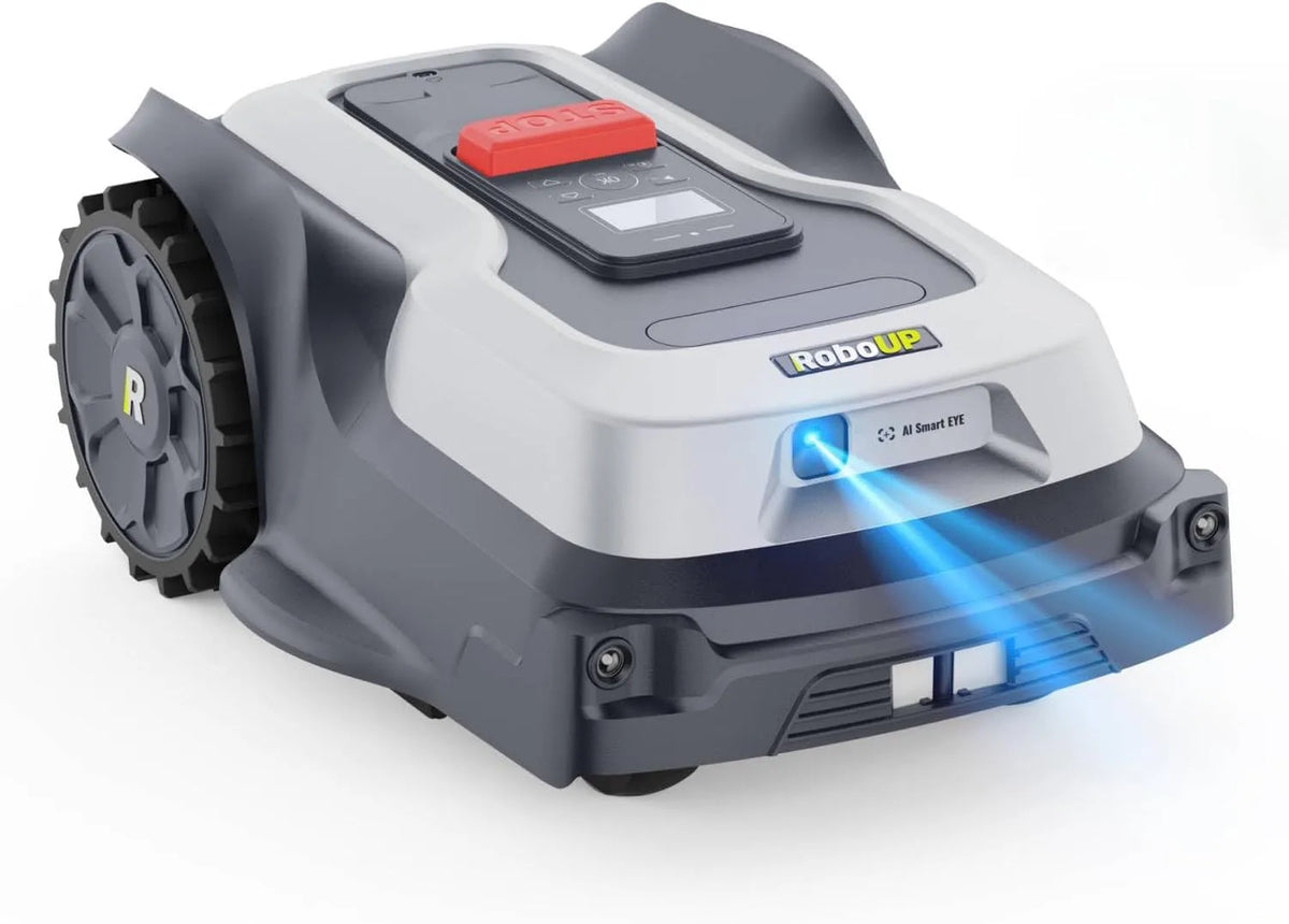 Rasenmäher T600, KI Hinderniserkennung Mäher 20° Steigung, Automatische u. manuelle Kartierung, Mähroboter ohne Begrenzungskabel für 800㎡